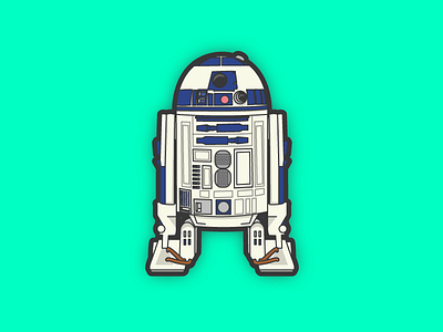 R2-D2 - Illustration droid jedi r2d2 star wars sw