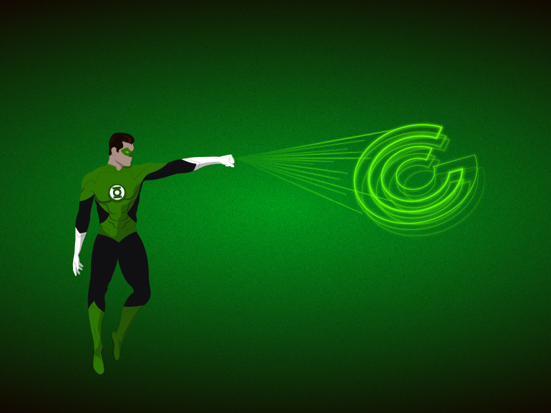 Green Lantern - Illustration by Guzmán Cura on Dribbble