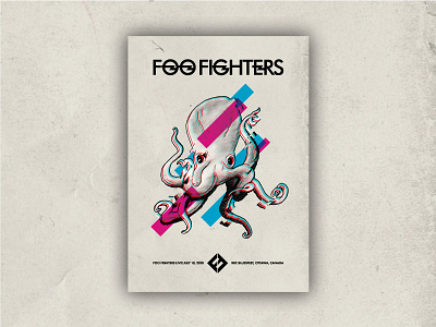 Foo Fighters - Concert Concept Art 2d branding clean contrast flat geometric impact logo logotipo logotype modern portfolio