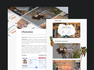 Obataimu project obataimu portfolio uidesign ux