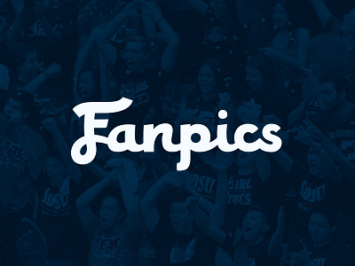 Fanpics Logo fanpics fans logo logotype typography