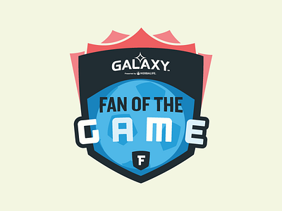 Fan Of The Game badge ball fanpics la galaxy seal soccer