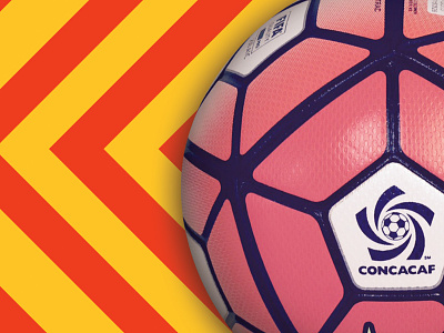 chevrons + ball advertising ball chevron concacaf fanpics flier flyer print promotions soccer stripes