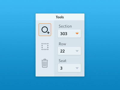 Indexing Toolbox admin dashboard draw marquee select toolbar toolbox tools trash ui