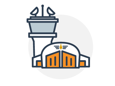 Icon Design for Rogerpost airport icons rogerpost