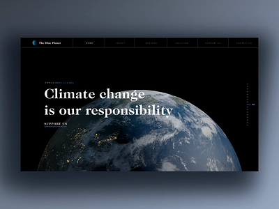 Sustainability in Design 3d animation clean climate climate change design earth earth day ecology habitat hbtat home page landing page motion sketch user interface uxui
