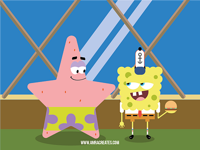 spongebob and patrick in class