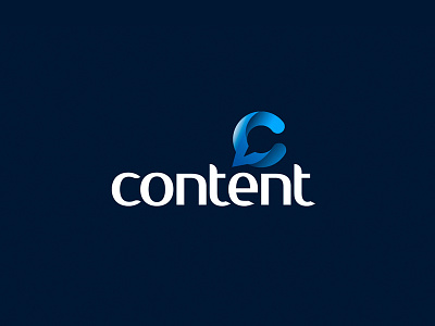 Logo Content art brand branding character clean design flat icon icons identity illustration illustrator ios lettering logo minimal mobile type typography vector