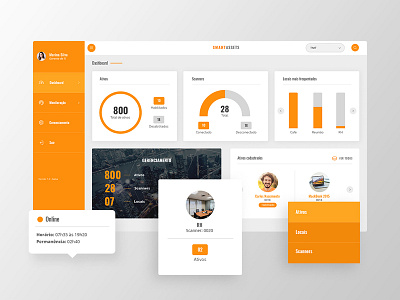 SmartAssets app art clean design flat minimal ui ux web webdesign website
