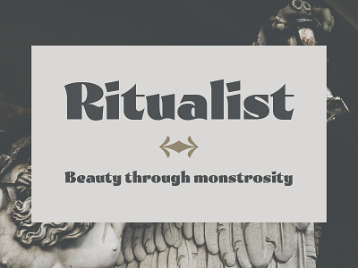 Ritualist dangerous dark font font design pointy sharp type design typeface witchcraft