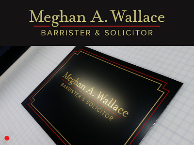 Meghan A. Wallace sign signage