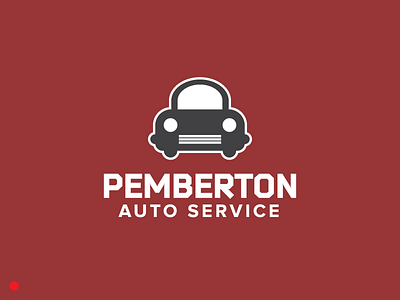 Pemberton Auto auto body shop car logo logo design mechanic