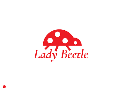 Red Symbols: Lady Beetle icon icon design lady beetle ladybug logo logo design red symbol