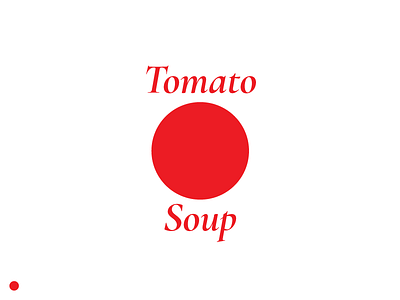Red Symbols: Tomato Soup icon icon design minimal design red tomato soup