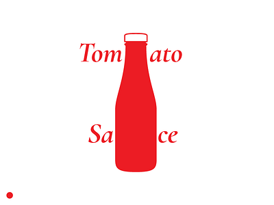 Red Symbols: Tomato Sauce catsup icon icon design ketchup minimal design red tomato sauce