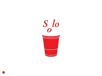 Red Symbols: Solo icon icon design minimal design red solo cup