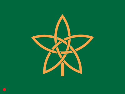 Maple Leaf celtic flag icon ireland irish knot leaf logo maple