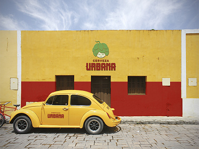 Cerveza Urbana building signage