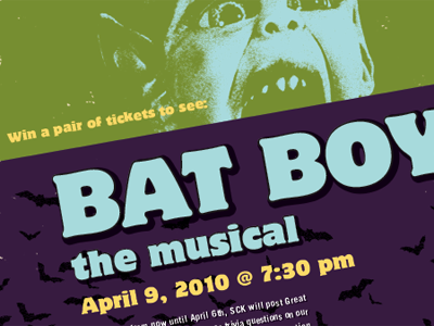 Bat Boy Invite poster