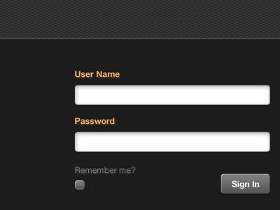 Login design web