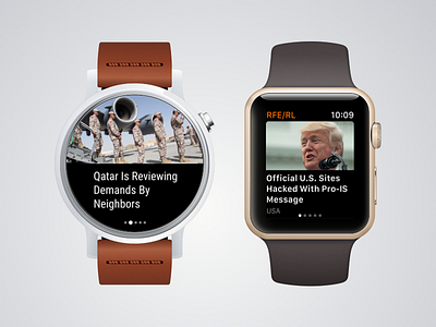 Apple Watch and Android Wear app for RFE android wear apple watch