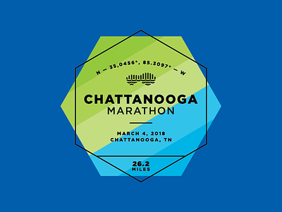 Chattanooga Marathon apparel design graphic design logo design