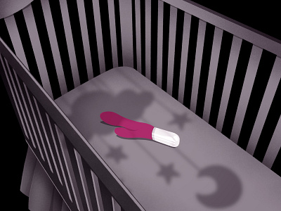 Masturbation After Miscarriage digital art illustration narrative