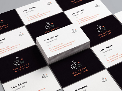 Ian Crane Maritime Business Cards