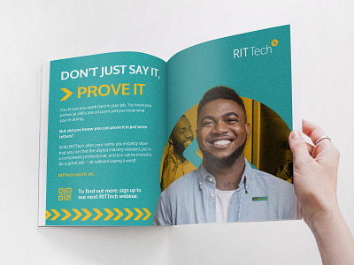 RITTech campaign - Don't just say it, prove it. Magazine Advert