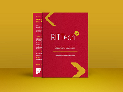 RITTech Flyer branding editorial flyer print design