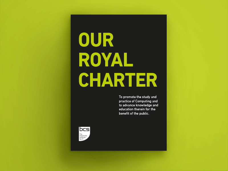 BCS, The Chartered Institute for IT - Internal Posters stats gif colours brand a2 branding editorial print design poster