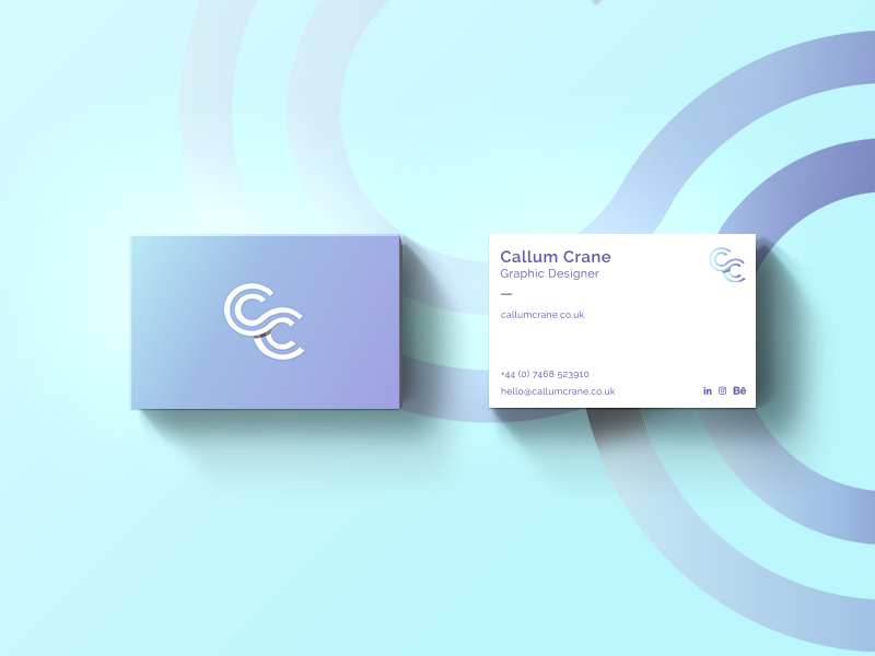Personal Freelance Business Card illustrator vector marque logo experience design customer journey graphic design design brand branding