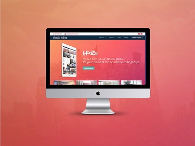 Hoozzi Website banner brand branding customer journey design digital dots experience design graphic design homebuyer web web design