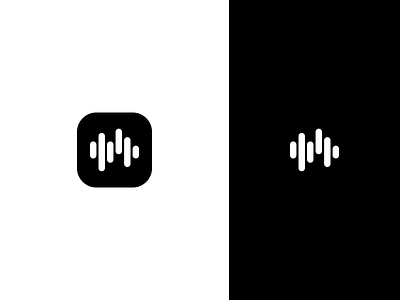 Icon Equalizer app appstore dark design equalizer illustration logo minimal music vector