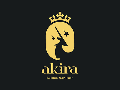 Akira animal branding clean deer elephant logo logodesign minimal negative space logo royal simple star