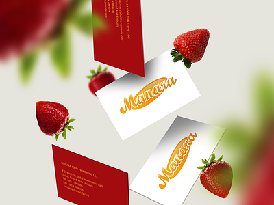 Manara branding freelancer fruit indian jam logo logodesign manara strawberry