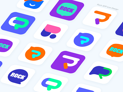ROCK APP Icon Design icon，logo，rock，app icon