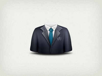 Interview Icon - WIP business company icon interview suit texture tie