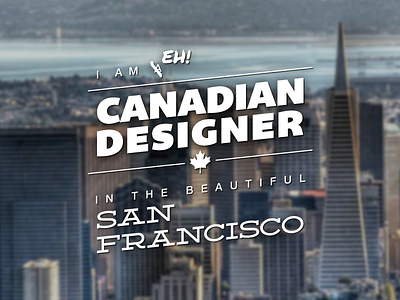 Website Intro Experiment california canada downtown font layout quote san francisco text typography