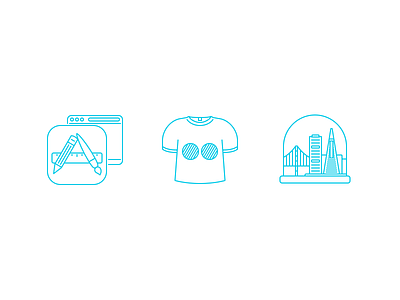 Website Icons app city downtown flickr icons ios 7 mobile san francisco shirt website