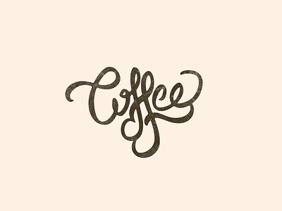 Lettering Experiment - Coffee branding calligraphy coffee identity logo script typography