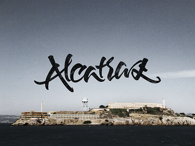 Lettering Practice - Alcatraz alcatraz branding california calligraphy handwriting identity lettering logo script type typography