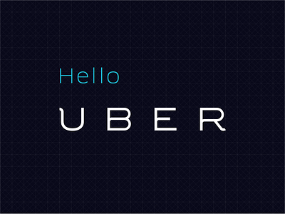 Hello Uber greeting hello job uber