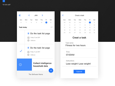 To Do List app interface ios list mobile notes reminder schedule task tasks to do ui