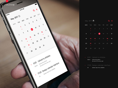 calendar app interface ios list mobile notes reminder schedule task tasks to do ui