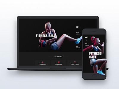 Mall website animation app fitness flat gif ios material minimal sport tracker ui ux