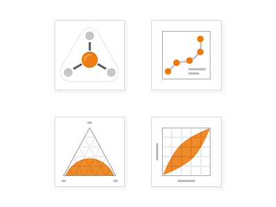 Data thumbnails database design diagram icon iconography icons materials science set