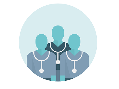 Clinicians doctors health care icons