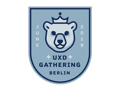 UXD Gathering bear bears berlin gathering icon illustration uxd vector
