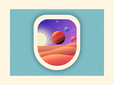 Festival stars app design icon illustration in ui